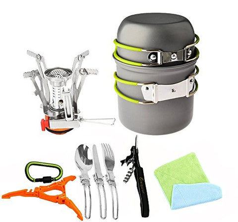 12 Piece Camping Cookware