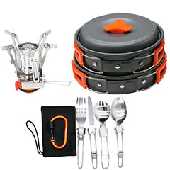 12 Piece Camping Cookware